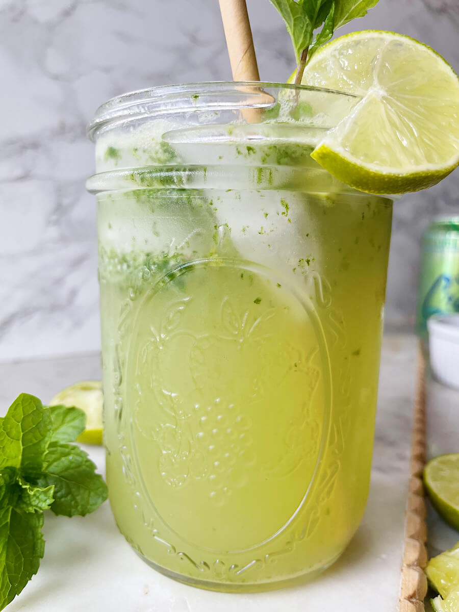 gut healthy mojito mocktail recipe