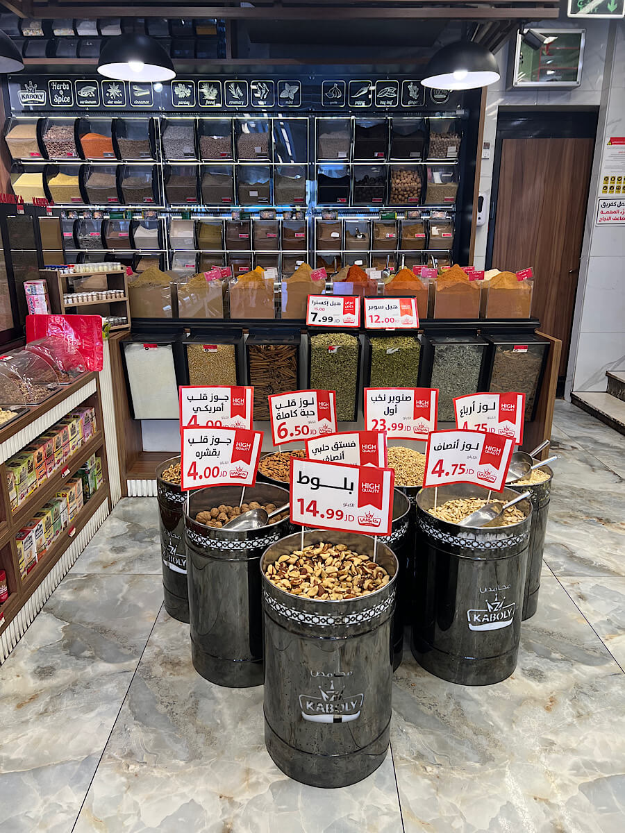 spice shop in Amman