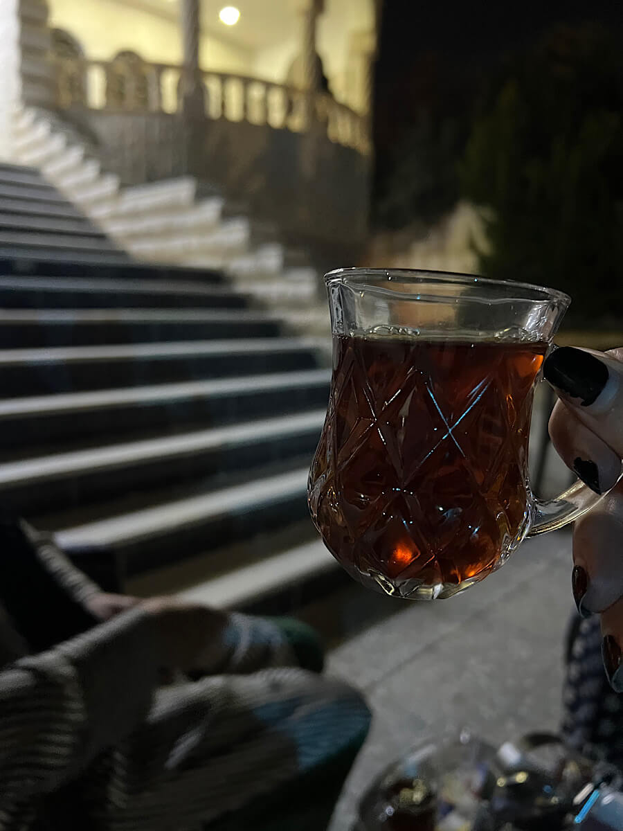 Arabic tea in Jordan