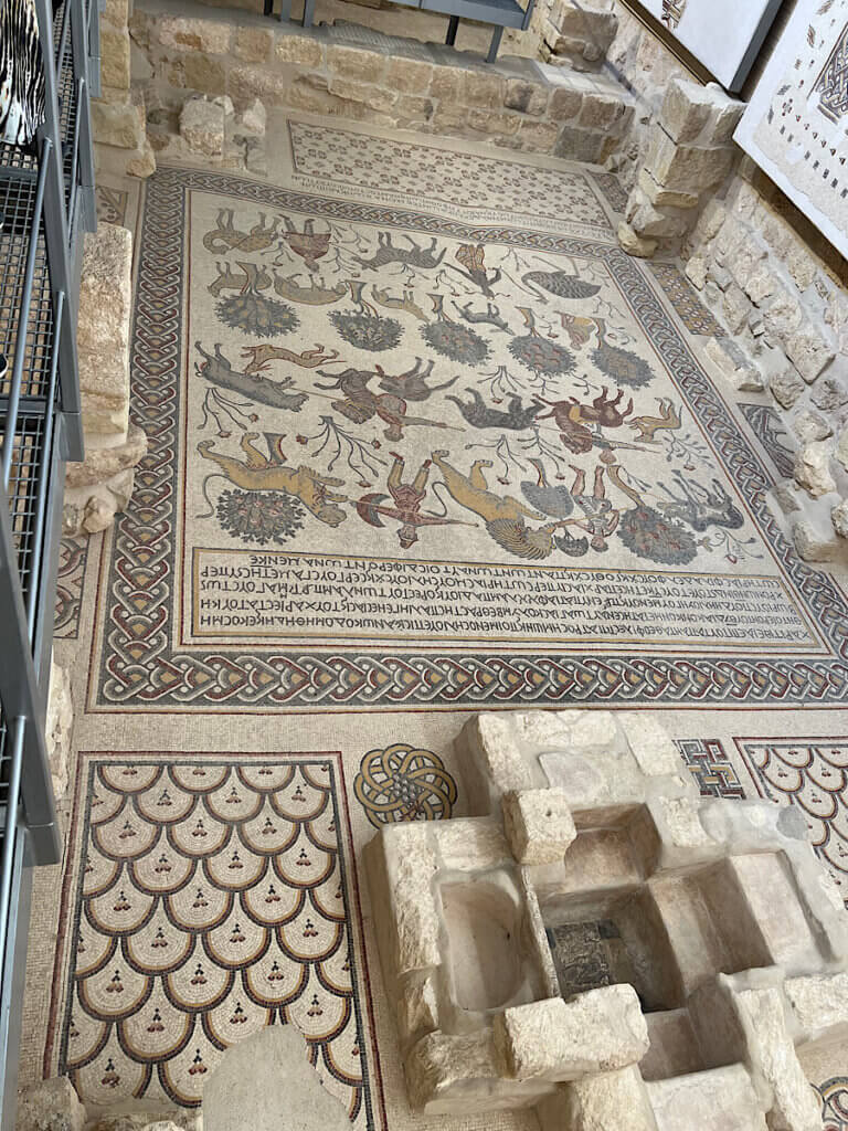 mosaic in mount Nebo