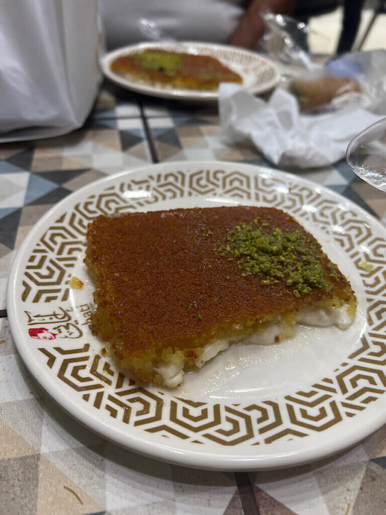 knafe in Jordan