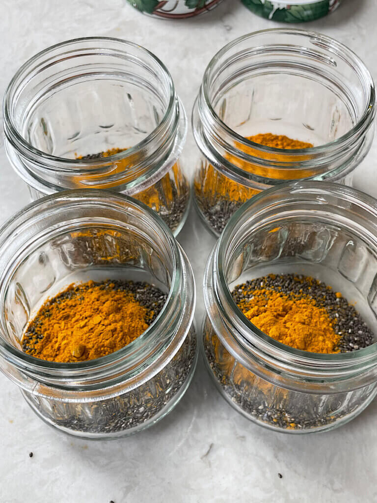golden chia pudding