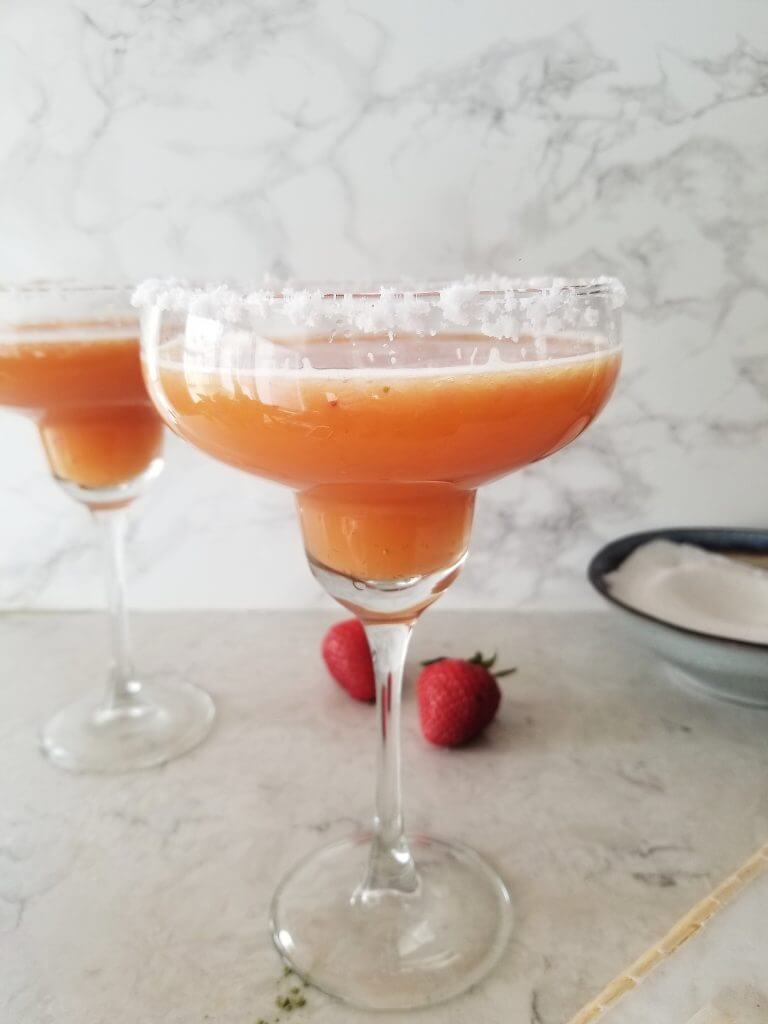 Probiotic Strawberry Margarita Mocktail