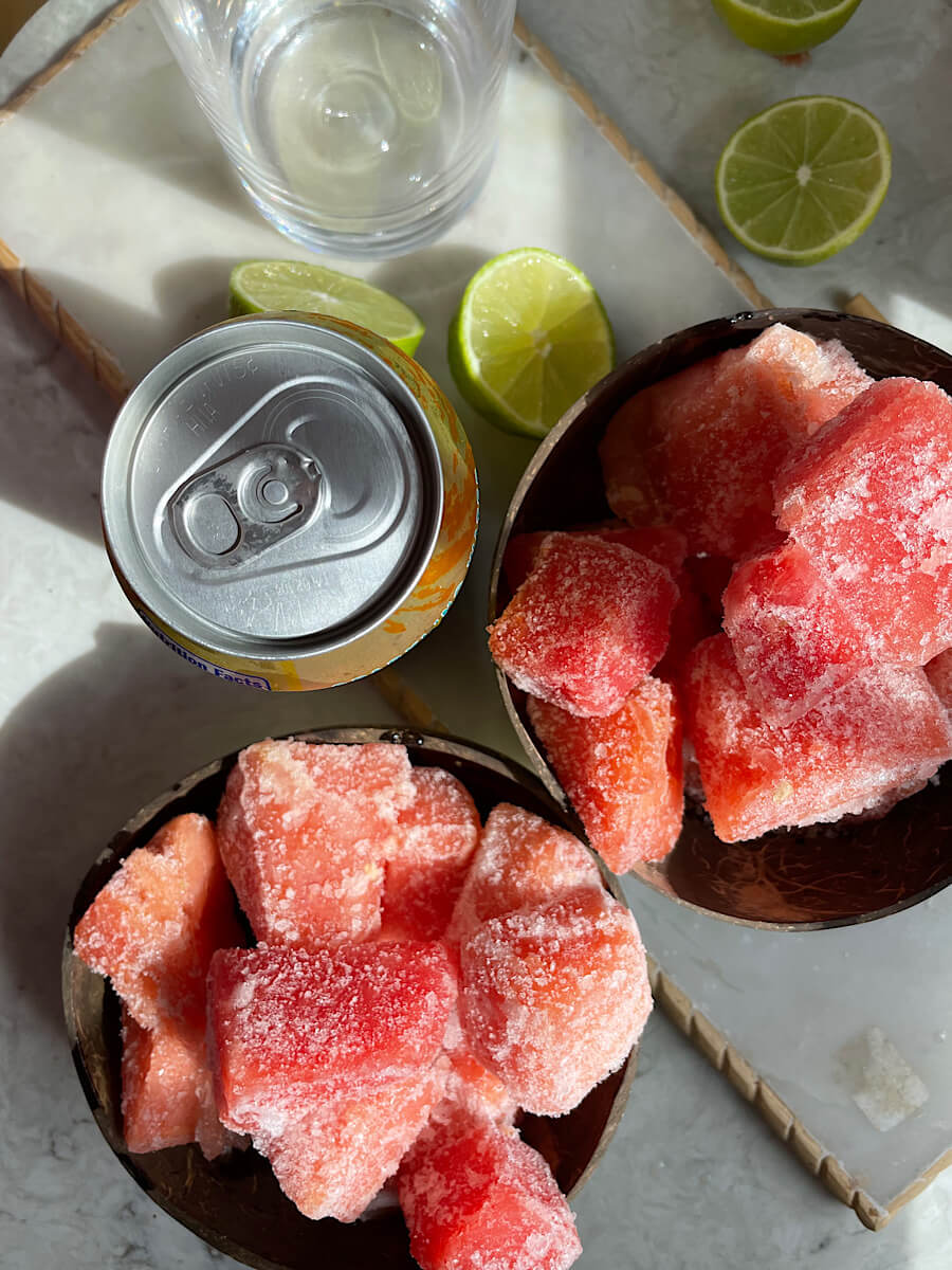 healthy watermelon mocktail ingredients