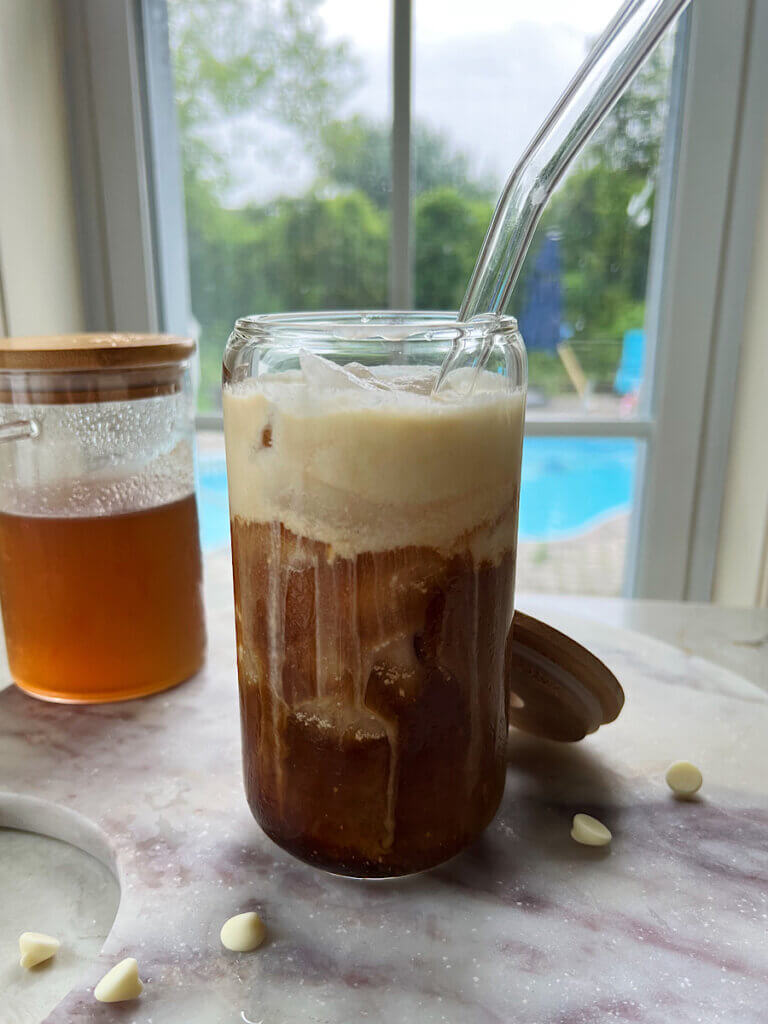 homemade white chocolate macadamia cream cold foam cold brew recipe