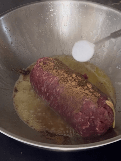 ground beef with arabic 7 spices